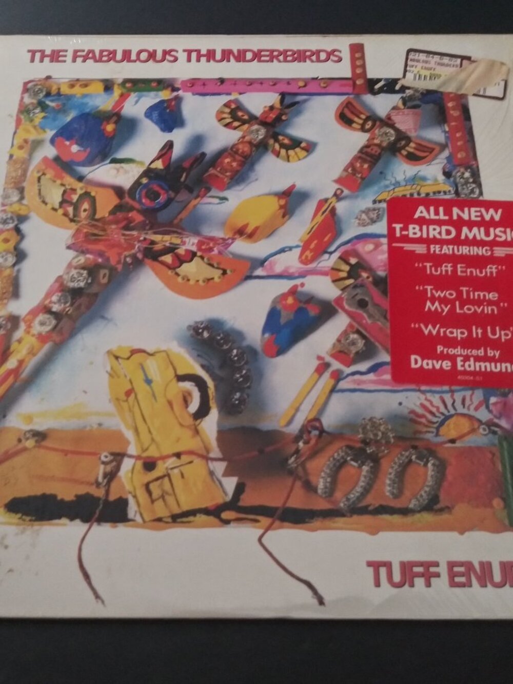The Fabulous Thunderbirds – Tuff Enuff VG++ Original CBS Record in Shrink 1986